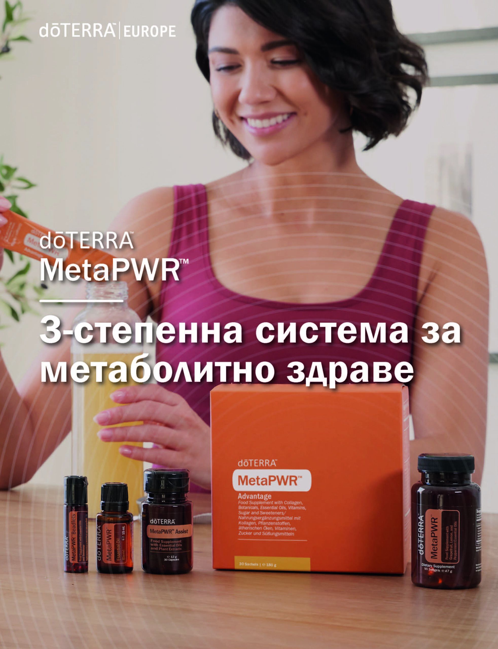 doTERRA Мета Пауър Meta PWR 15 мл./5 мл. 2 MetaPWR™ бленд Doterra