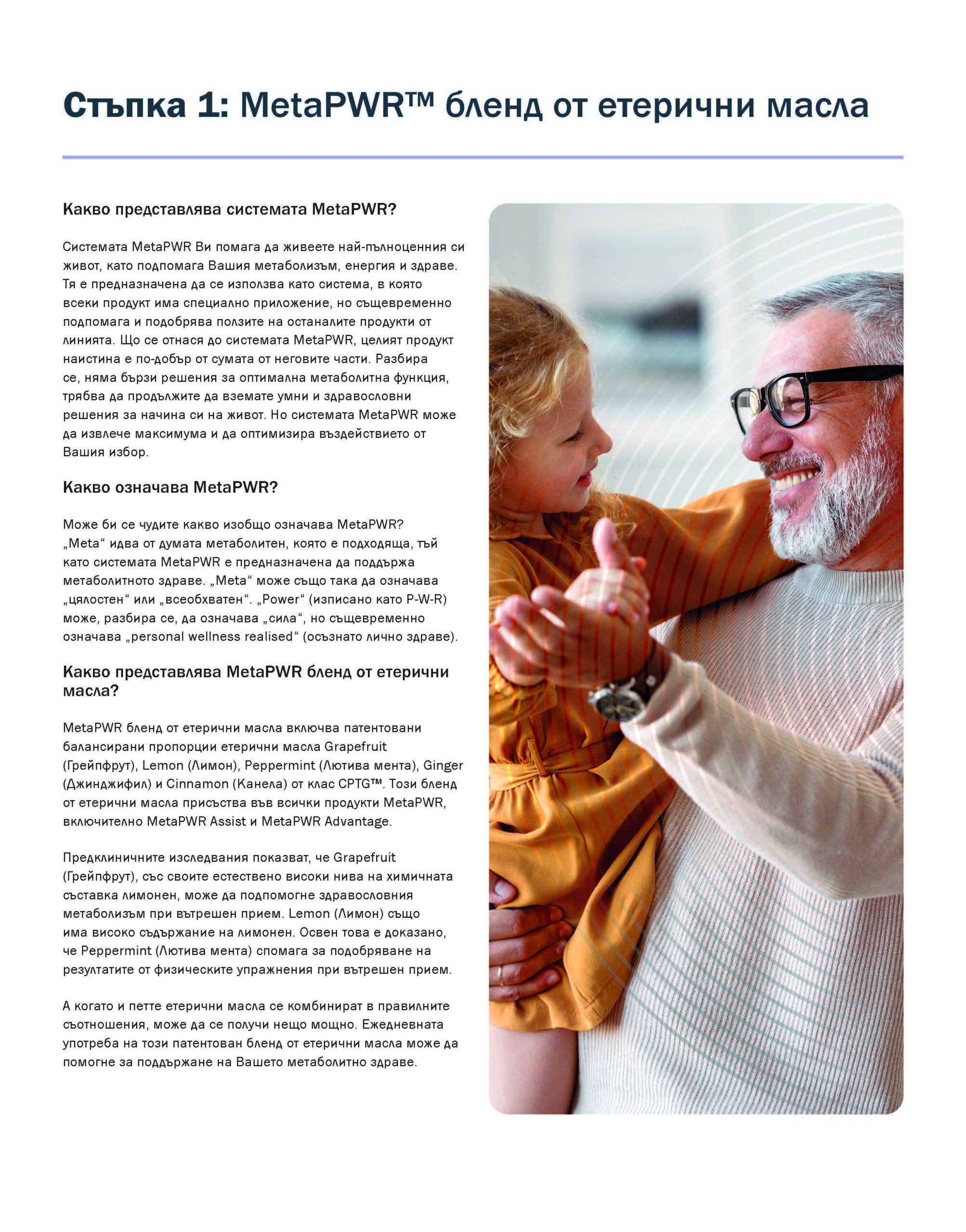 doTERRA Мета Пауър Meta PWR 15 мл./5 мл. 4 MetaPWR™ бленд Doterra